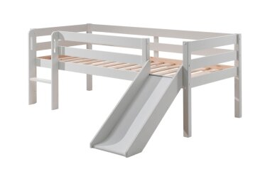 Kojenbett mit Rutsche Karolina 208x175x83 Massivholz...