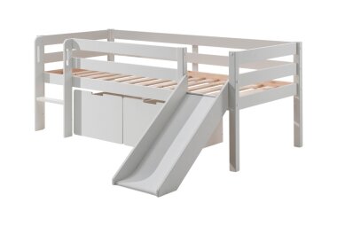 Kojenbett mit Rutsche Karolina 208x175x83 Massivholz...