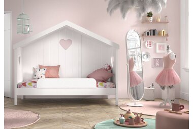 Hausbett Kamila 2 213x99x172 mit Rücken Kinderbett...