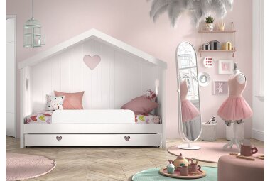 Hausbett Kamila 4 213x99x172 mit R&uuml;cken Kinderbett...