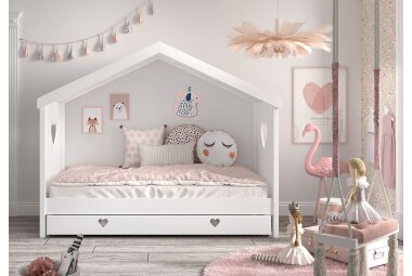 Hausbett Kamila 3 213x99x172 Kinderbett Einzelbett...