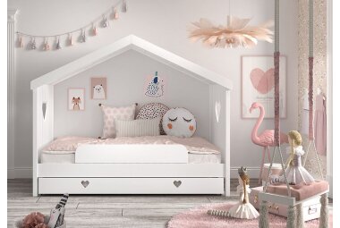 Hausbett Kamila 4 213x99x172 Kinderbett Einzelbett...