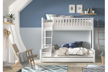 Etagenbett Karyl 208x158x175 Familienbett Massivholz...