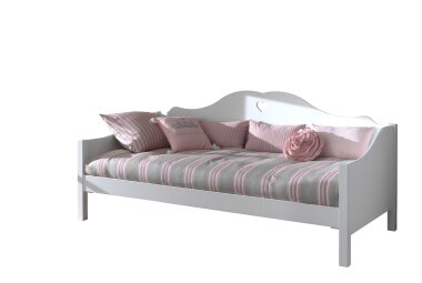 Kojenbett Kamila 211x97x95 Kinderbett MDF Weiß