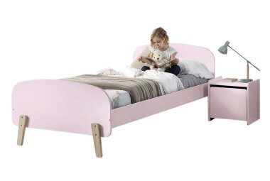 Kinderzimmer Set Karilynn 1 Bett mit Nachtkommode...