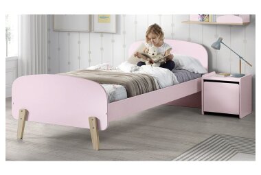 Kinderzimmer Set Karilynn 1 Bett mit Nachtkommode...