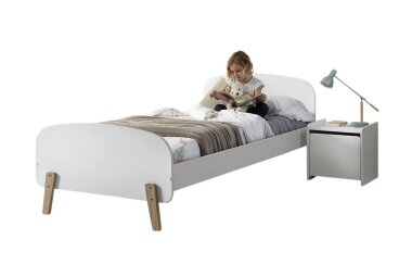 Kinderzimmer Set Karilynn 1 Bett mit Nachtkommode...