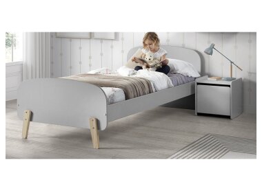 Kinderzimmer Set Karilynn 1 Bett mit Nachtkommode...