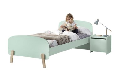 Kinderzimmer Set Karilynn 1 Bett mit Nachtkommode...