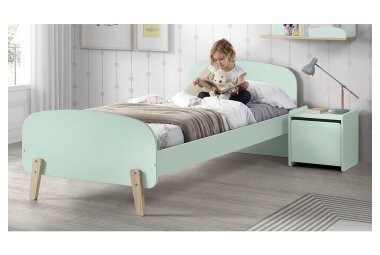Kinderzimmer Set Karilynn 1 Bett mit Nachtkommode...