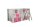 Kinderbett Karyl 208x114x135 Massivholz Weiß Textilset Princess 3