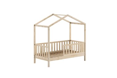 Juniorbett Karie 148x76x151 Kinderbett Massivholz natur