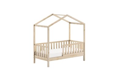 Juniorbett Karie 148x76x151 Kinderbett Massivholz natur