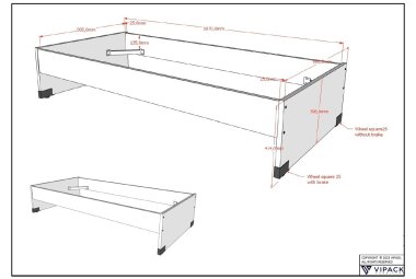 Hochbett Kary 219x98x117 Kinderbett Holzwerkstoff Eiche