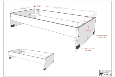 Hochbett Kary 219x98x117 Kinderbett Holzwerkstoff Weiß