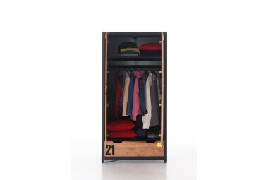 Kleiderschrank Kameko 100x55x200 2-türig...