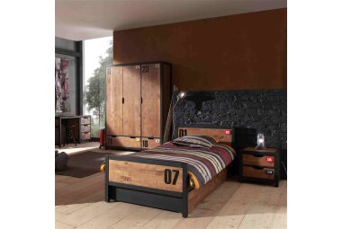 Kinderzimmer Set komplett Kameko 9 Massivholz+MDF...