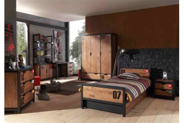 Kinderzimmer Set komplett Kameko 12 Massivholz+MDF...