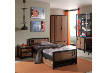 Kinderzimmer Set komplett Kameko 8 Massivholz+MDF...