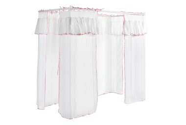 Textilset Kamila Stoffset Polyester Wei&szlig;