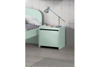 Nachtkonsole Karilynn 40x36x41 Nachtkommode MDF mintgrün
