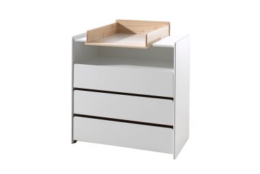 Wickelaufsatz Karilynn 72x53x14 Wickelablage Massivholz...