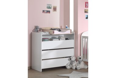 Wickelkommode Karilynn 90x74x106 Schubladenkommode...