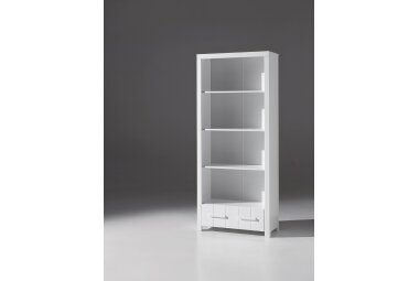 Regal Karalynn 87x39x206 Standregal MDF Weiß