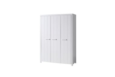 Kleiderschrank Karalynn 144x58x206 W&auml;scheschrank mit...