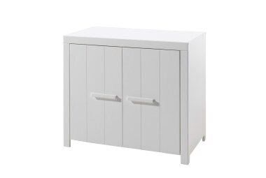 Kommode Karalynn 100x57x87 T&uuml;rkommode MDF Wei&szlig;