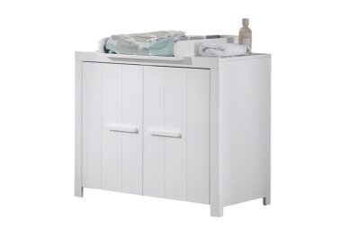 Wickelaufsatz Karalynn 76x54x10 Wickelablage MDF Wei&szlig;