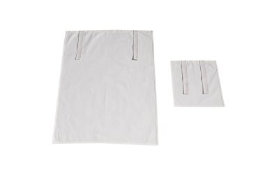 Vorhang Set Karola Textilset Baumwolle Wei&szlig;