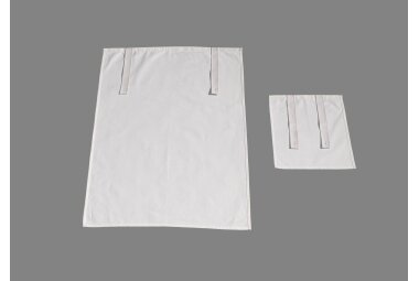 Vorhang Set Karola Textilset Baumwolle Wei&szlig;