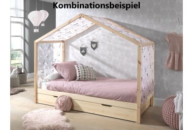 Bettschublade Kapua 199x94x19 Massivholz+Holzwerkstoff Natur