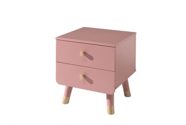 Nachtkonsole Kamillah 43x40x45 Nachtkommode MDF Terra Rosa
