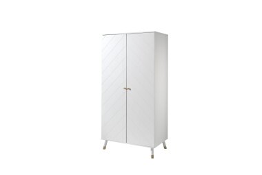 Kleiderschrank Kamillah 100x59x200 Schrank MDF Satin...