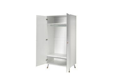 Kleiderschrank Kamillah 100x59x200 Schrank MDF Satin...