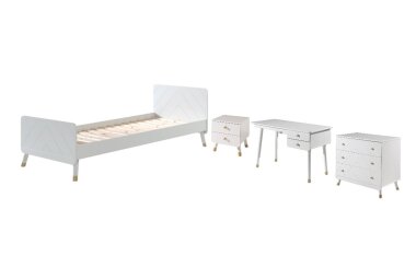 Kinderzimmer Set Kamillah Kinderzimmer komplett MDF Satin...