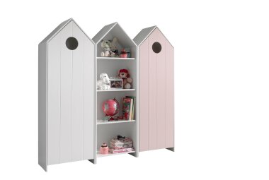 Regalschrank Set Kania mit Standregal MDF+Holzwerkstoff...