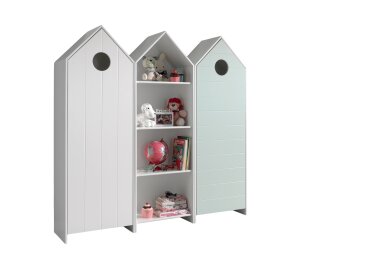 Regalschrank Set Kania mit Standregal MDF+Holzwerkstoff...