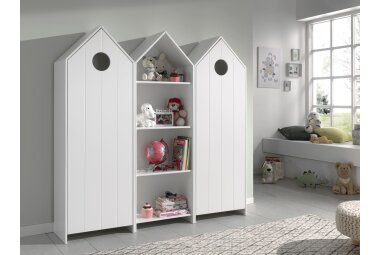 Regalschrank Set Kania mit Standregal MDF+Holzwerkstoff...