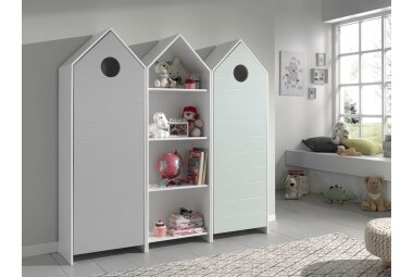 Regalschrank Set Kania mit Standregal MDF+Holzwerkstoff...