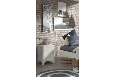 Nachtkommode Kay 40x40x60 Nachtkonsole Industrial Design...