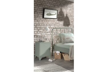 Nachtkommode Kay 40x40x60 Nachtkonsole Industrial Design...