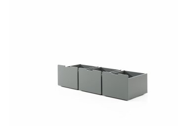 Bettschublade Karolina 50x60x40 Bettschubkasten MDF Grau