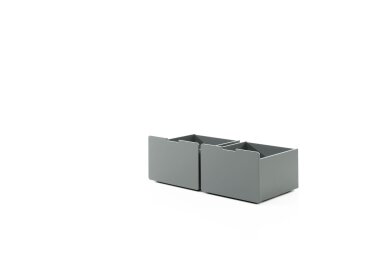 Bettschublade Karolina 56x60x40 Bettschubkasten MDF Grau