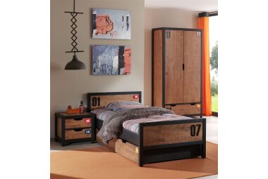 Kinderzimmer Set komplett Kameko 4 Massivholz+MDF...