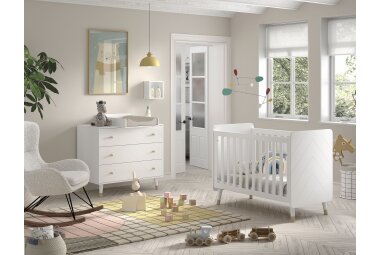Babyzimmer Set Kamillah 3 Kinderzimmer Komplettset MDF...