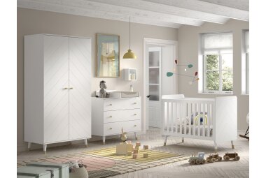 Babyzimmer Set Kamillah 2 Kinderzimmer Komplettset MDF...