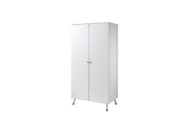 Babyzimmer Set Kamillah 2 Kinderzimmer Komplettset MDF Satin Weiß